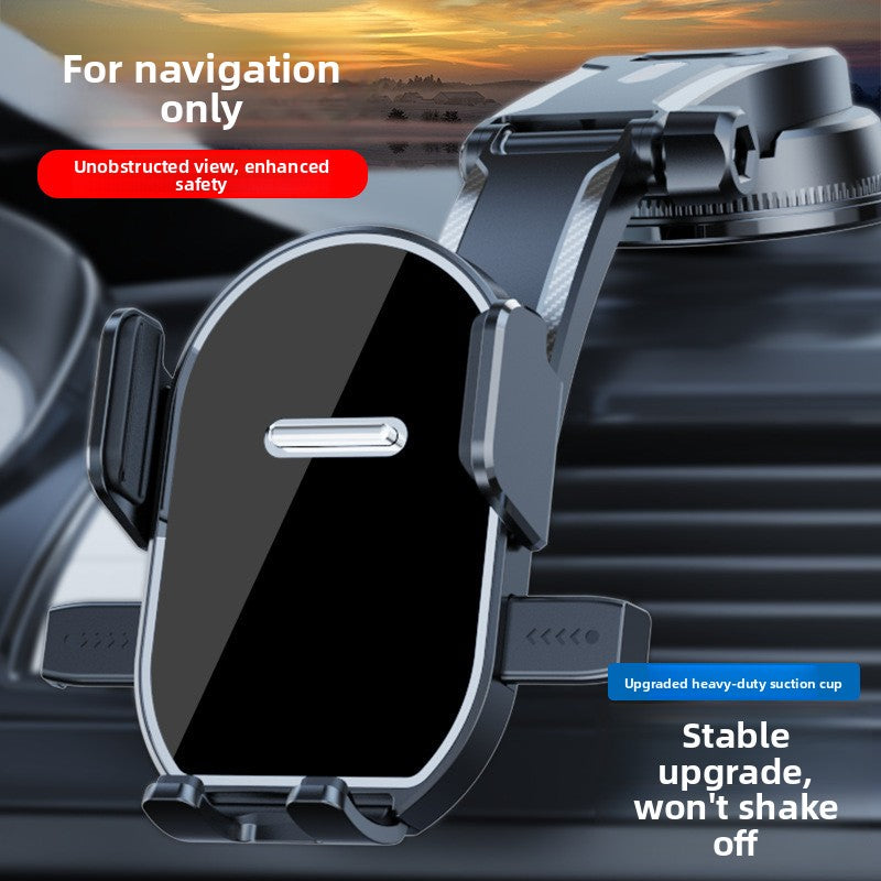 Car-mounted automatic suction cup mobile phone holder