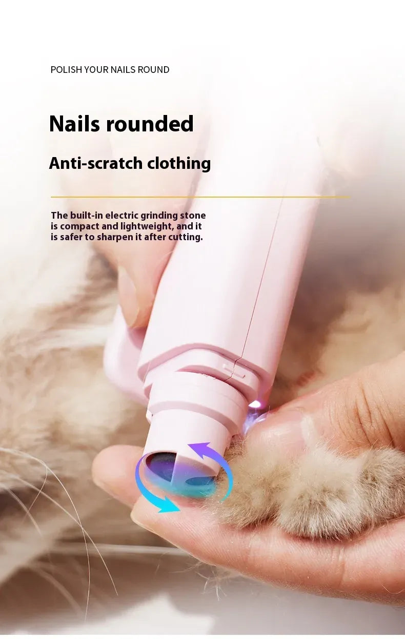 2 In 1 Pet Nail Clippers With Led Light Dog Cat Special Blood Line Scissors Multifunction Animals Paw Nail Trimmer Pet Supplies