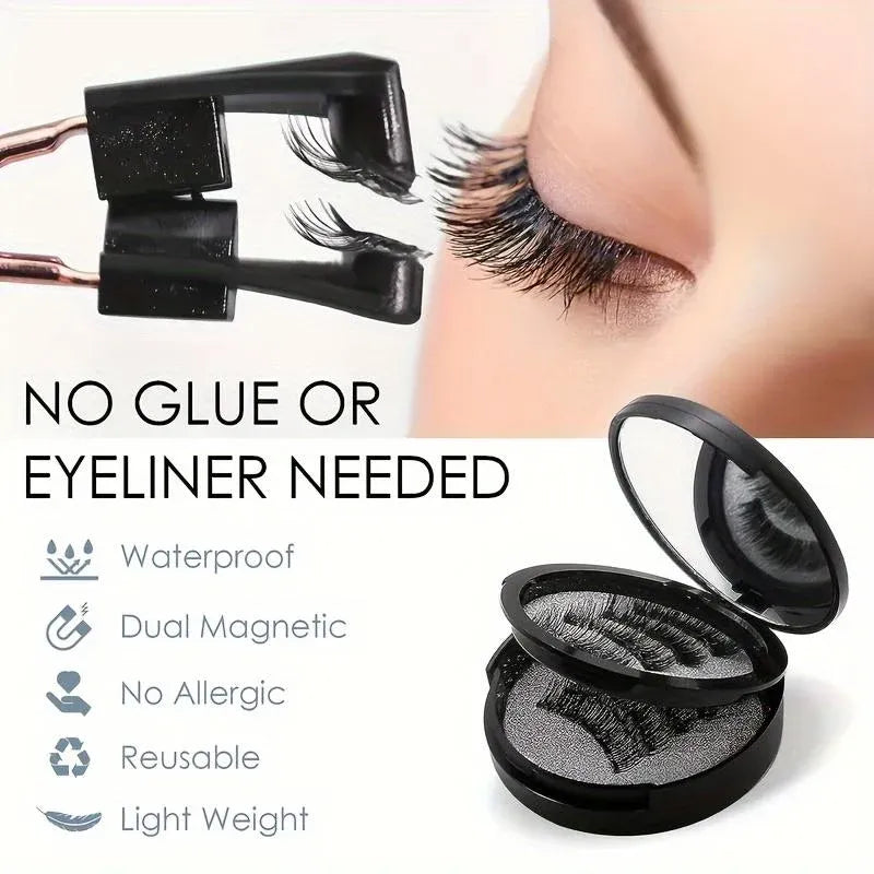 Magnetic False Eyelashes For Easy Beauty